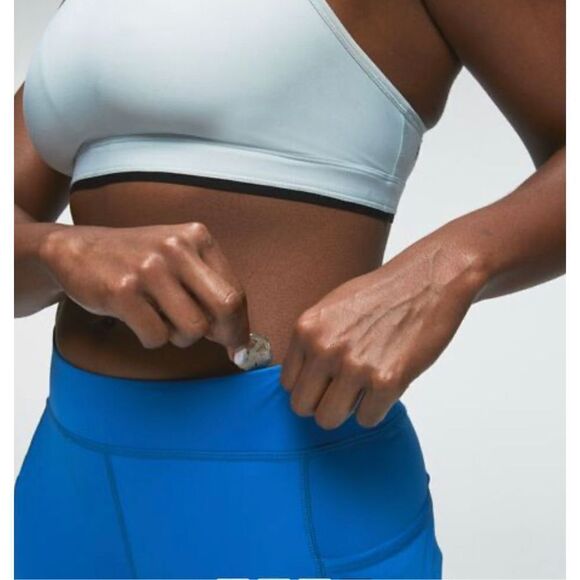 Hoka One One Performance Crop Tight blue NWT - Picture 7 of 7